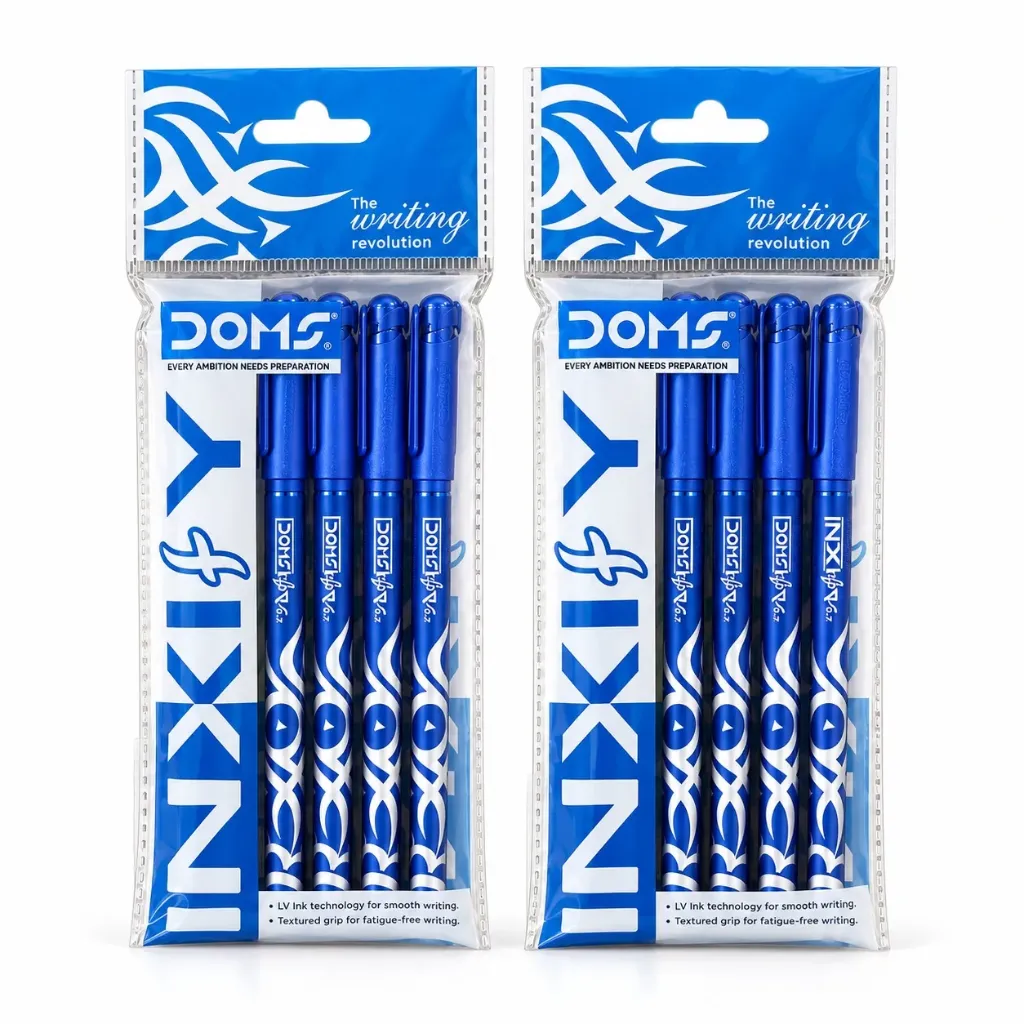 [GS892] DOMS Inxify Ball Pen | Pack of 10 | 2 Packets | Smooth Writing Pen