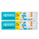Apsara White Glass Marking Wax Pencil Pack of 20 | 2 Packets | Smooth Lead Marking Pencils