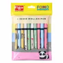 Figo Liquid Roller Blue Pen Pack of 10 | Smooth Writing Pen for School, Office & Daily Use