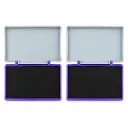 Camlin Deluxe Stamp Pad Small Violet Colour Pack of 2 | Quick-Drying Ink Pad for Office & School